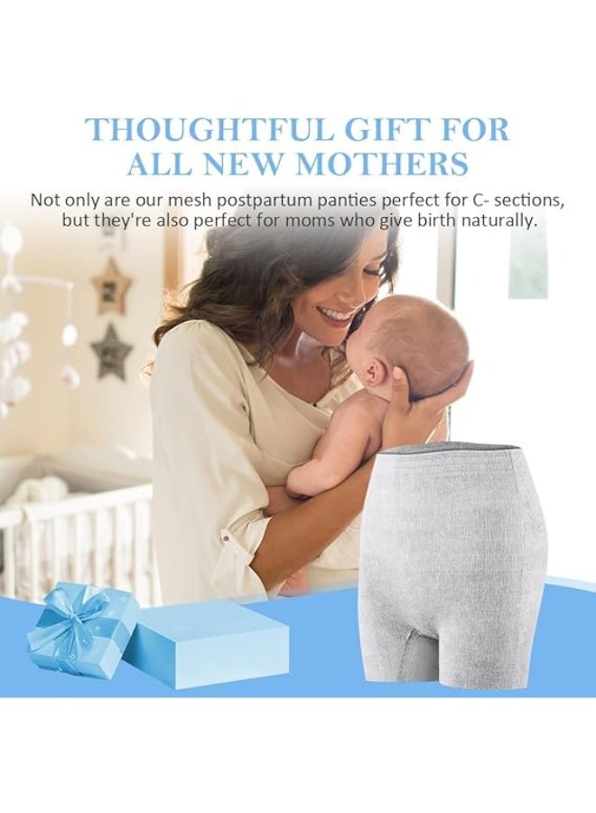 Bukela Disposable Postpartum Underwear, High-Waisted Disposable Panties For Women, Ultra-Soft, Breathable And Stretchy Maternity Panties For Urinary Incontinence Recovery And Travel, 4 Pieces - Image 5